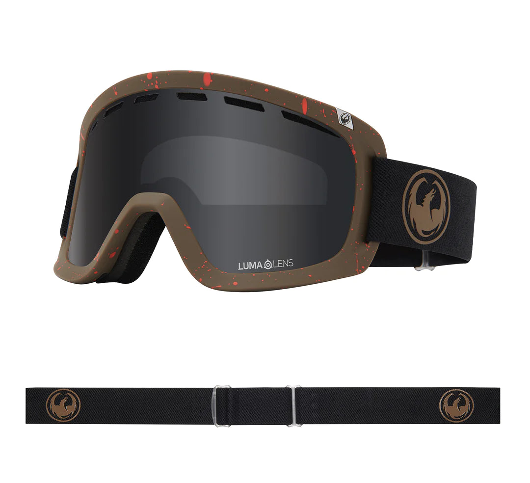 Dragon 2024 D1 OTG Goggle - Reused/LL Darksmoke + LL Lite Rose