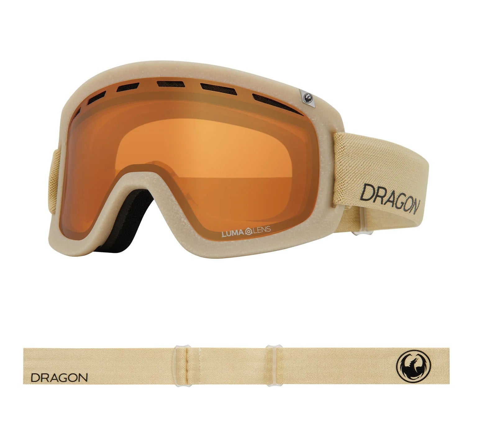 Dragon 2025 D1 OTG 2 Goggle - Raw/LL Midnight/LL Amber