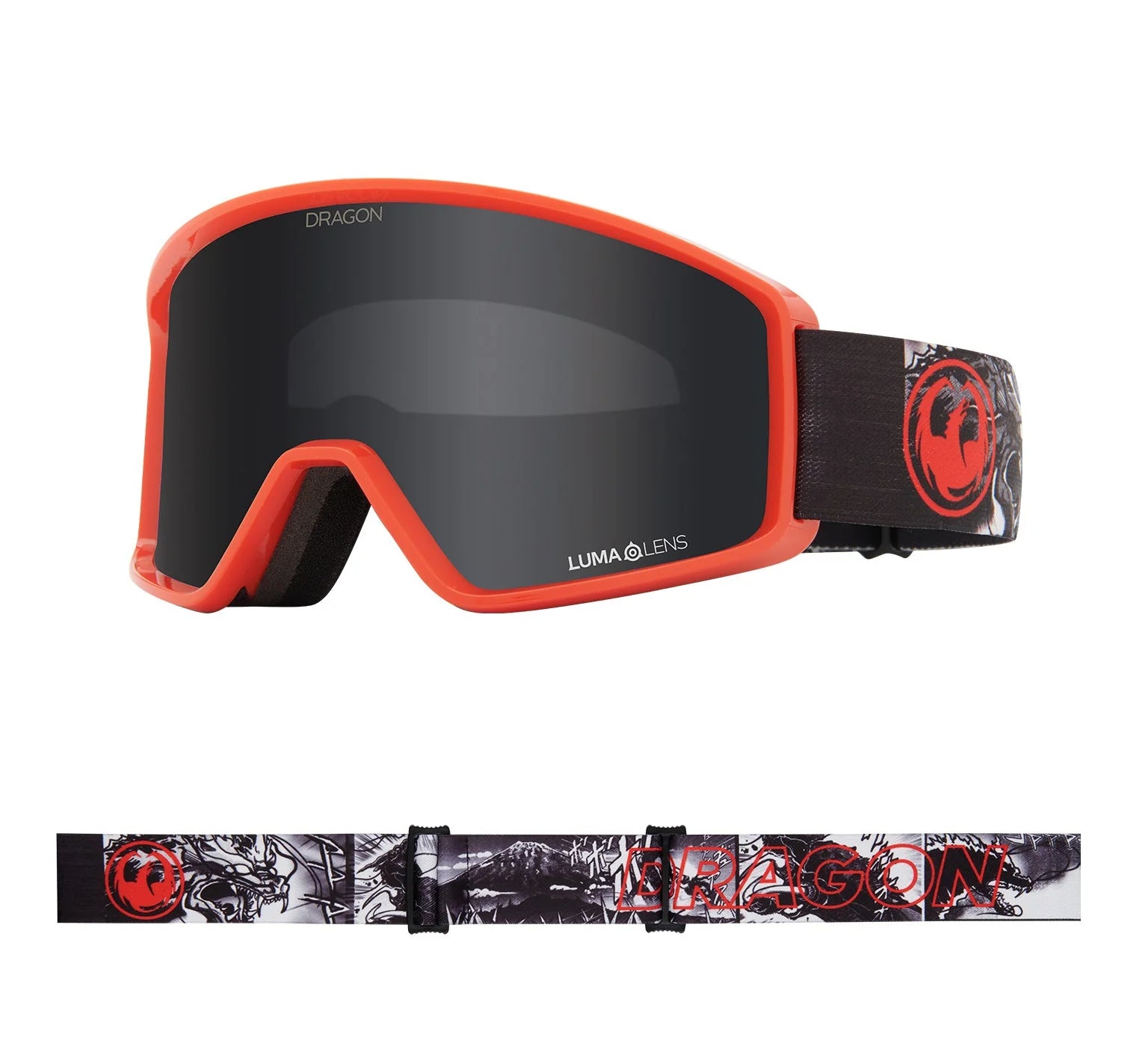 Dragon 2025 DXT OTG Goggles - Manga/LL Darksmoke