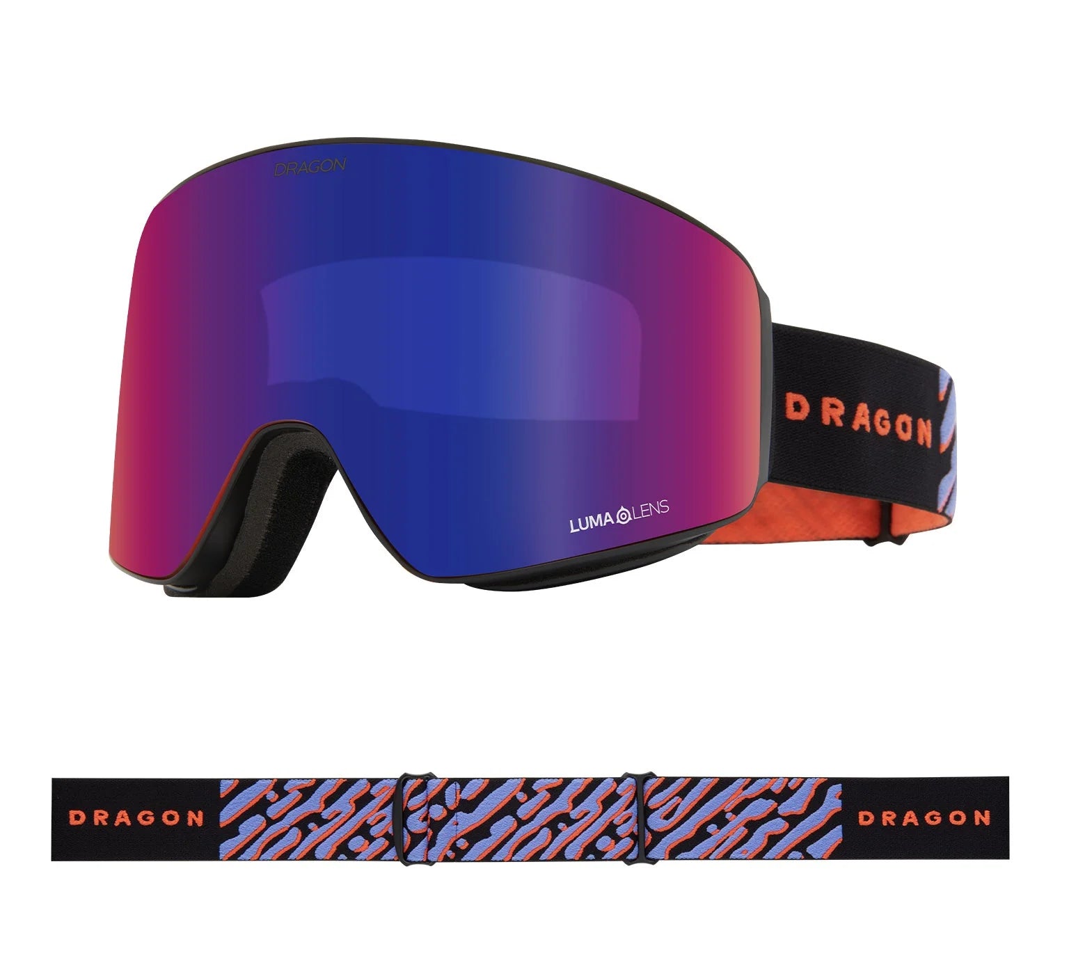 Dragon 2025 PXV IR Goggle - Heatwave/Solace IR/LL Violet