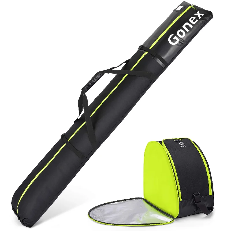 Gonex Padded Ski Bag and Boot Bag Combo