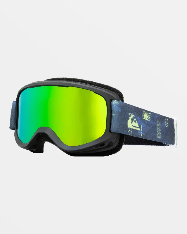 Boys 2-7 Little Grom Snowboard Goggles - Shadow Check/Green Ml S3