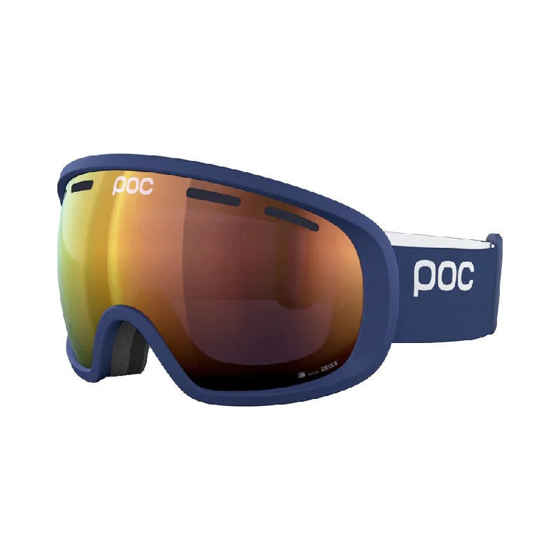 Goggles POC Fovea Lead Blue - Partly Sunny Orange