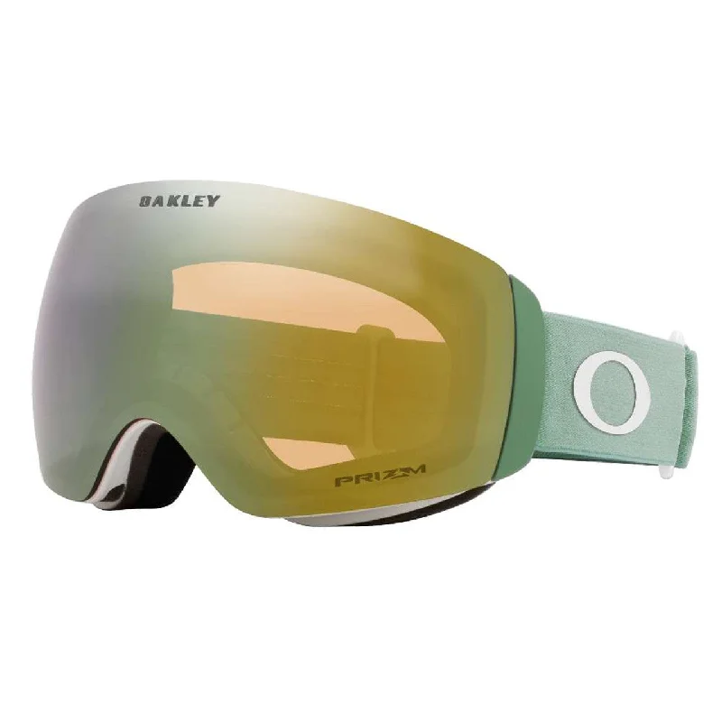 OAKLEY FLIGHT DECK M FERN CELL GOGGLES PRIZM SAGE GOLD IRIDIUM