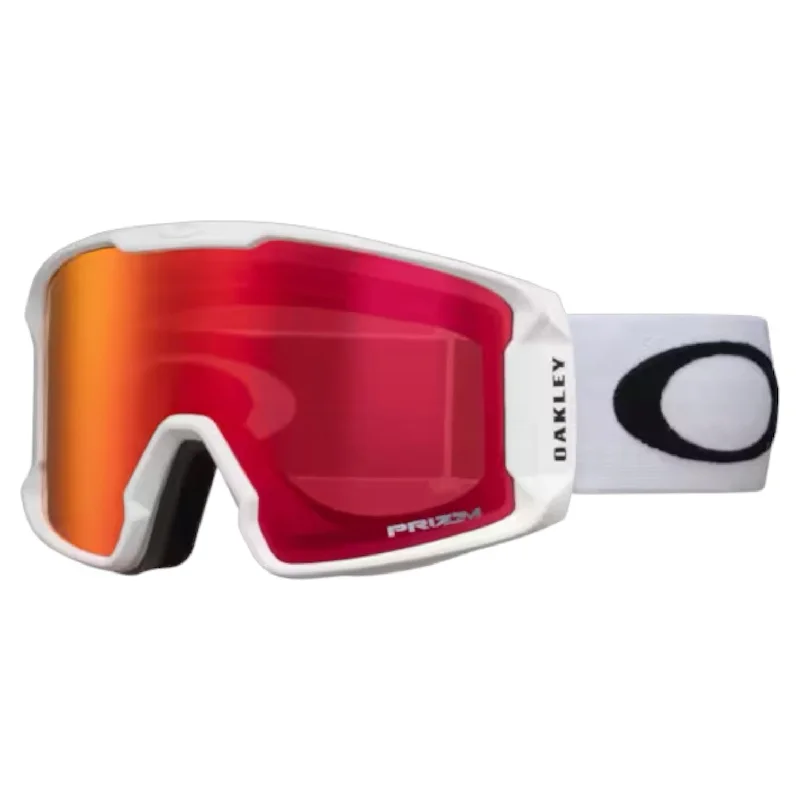 OAKLEY LINE MINER L MATTE WHITE PRIZM SNOW TORCH IRIDIUM