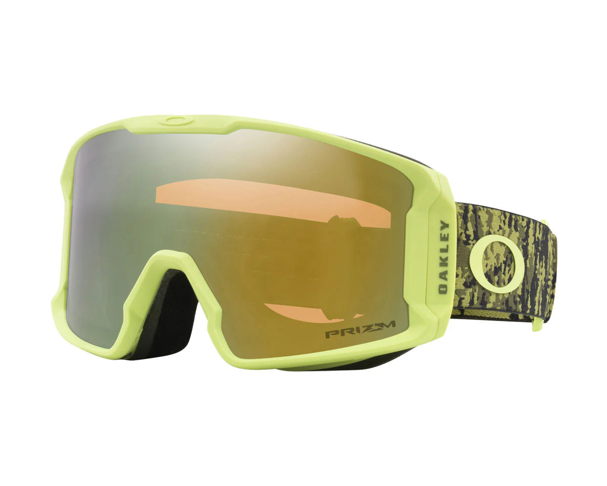 OAKLEY LINE MINER M TREE CAMO GOGGLES PRIZM SNOW SAGE GOLD IRIDIUM