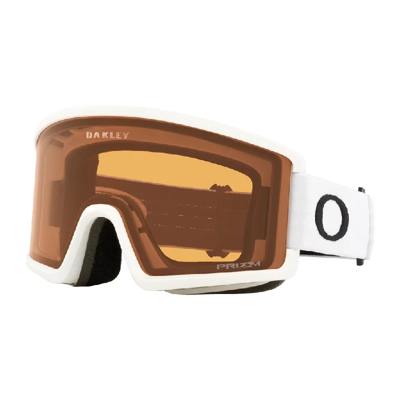 Oakley Target Line L Prizm Snow Goggle - Matte White/Persimmon