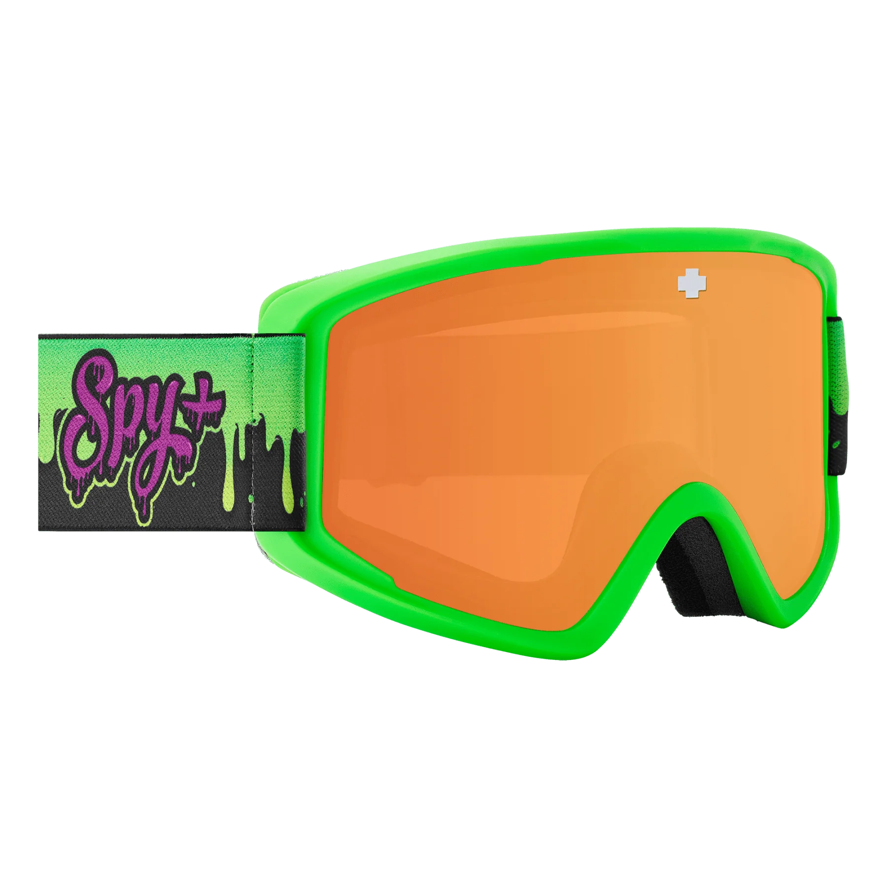 SPY CRUSHER ELITE JR ECO SLIME GOGGLES LOW LIGHT PERSIMMON