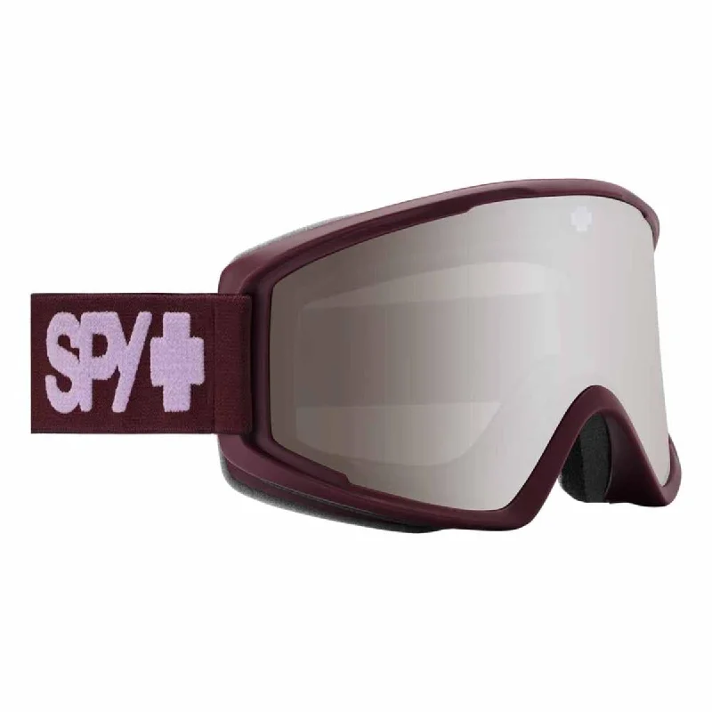Discount Deals SPY CRUSHER ELITE MATTE MERLOT GOGGLES BRONZE SILVER MIRROR
