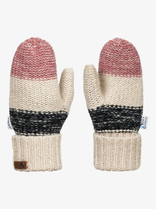 Roxy Shelby Block Knitted Mittens