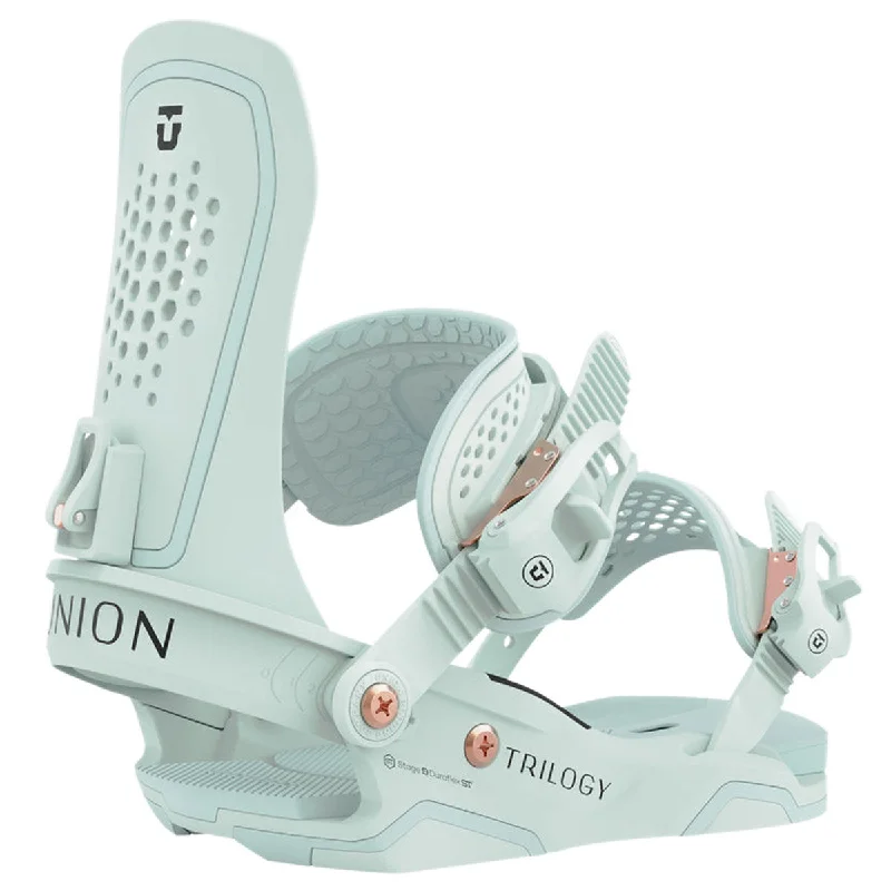 Union Womens Trilogy 2024 Snowboard Bindings - Seafoam Green