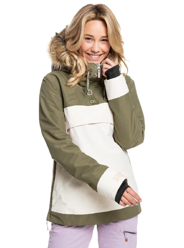 Roxy Shelter Womens Jacket Burnt Olive